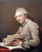 Francois-Andre Vincent Portrait of Pierre Rousseau (1751-1829), French architect oil painting reproduction